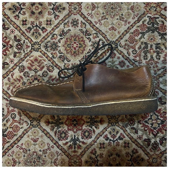 Clarks Originals Desert Trek Men’s Boot Size 9.5 - Beeswax Leather Chukka 36449 - Picture 4 of 11